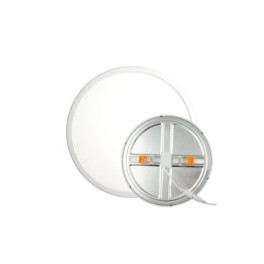 Painel LED Luselamp 10W Redondo Branco Ajustável (4.5-8.3cm) Luz Natural (4200K)