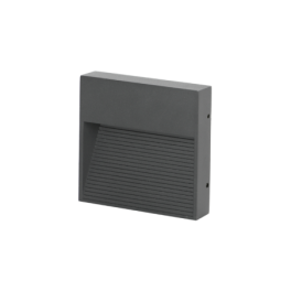 Aplique de Muro Saliente Grafite ANANKE SLIGHTING 6W CCT3 (2700K-3000K-4000K) IP65