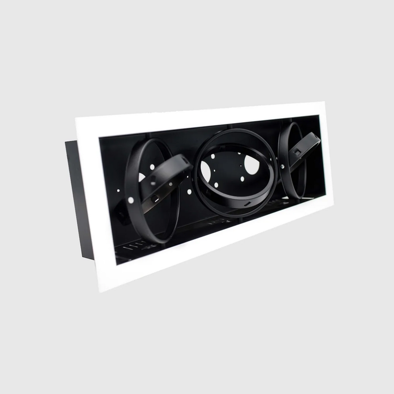 Aro 3x AR111 MAXLED Orientável Branco/Preto
