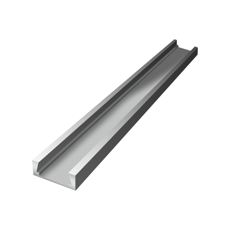 Perfil de Alumínio Saliente 2M EPLUS OUT001-A