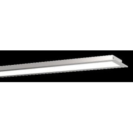 Luminária LED Linear de Encastrar Slim LUXTAR 72W Dimável Dali 2250mm Branca Luz Natural (4000K)