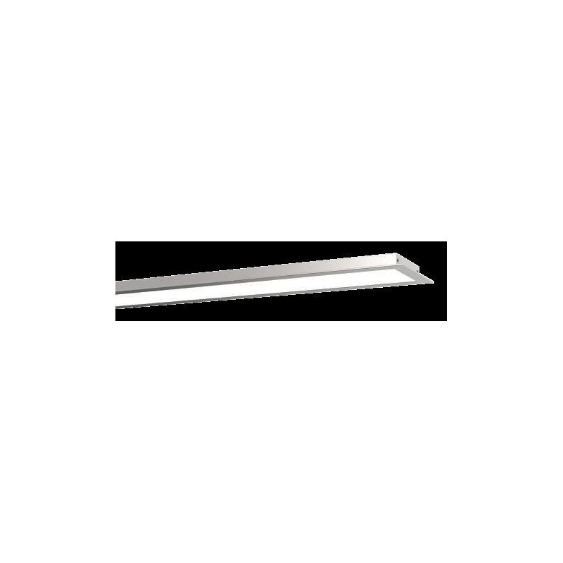 Luminária LED Linear de Encastrar Slim LUXTAR 72W Dimável Dali 2250mm Branca Luz Natural (4000K)