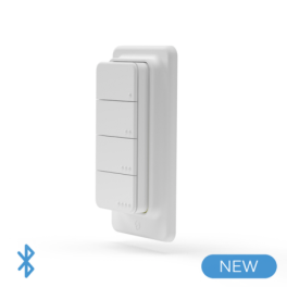 Shelly BLU RC Button 4 ZB - Comando Ativador de Cenários Bluetooth/Zigbee de 4 Botões com Suporte Magnético