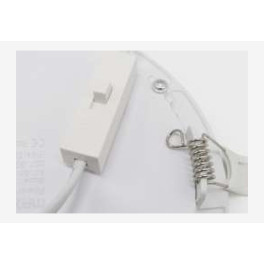 Painel LED redondo de encastrar MAXLED 5W 3CCT - detalhe do driver e instala??o