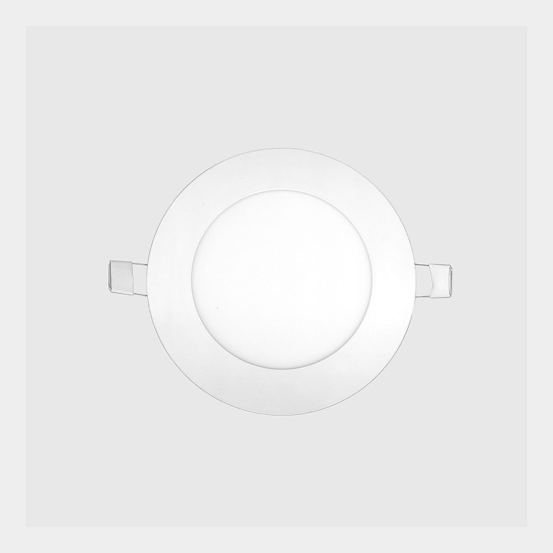 Painel LED redondo de encastrar MAXLED 6W 3CCT - vista principal