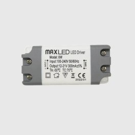 Painel LED Saliente MAXLED 6W Redondo Branco IP44 CCT3 (3000K-4000K-6500K)