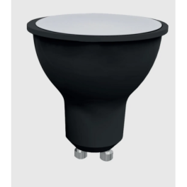 Lâmpada LED MAXLED GU10 Plástico Preto 7W Luz Natural 100º (4000K)
