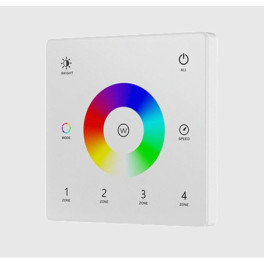 Comando de parede 5 em 1 MAXLED 4 Zonas para fita LED RGB-3CCT/RGBW/Monocolor