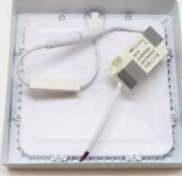 Painel LED Saliente MAXLED 12W Quadrado Branco IP44 CCT3 (3000K-4000K-6500K)
