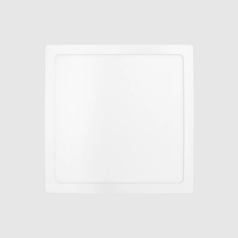 Painel LED Saliente MAXLED 18W Quadrado Branco IP44 CCT3 (3000K-4000K-6500K)