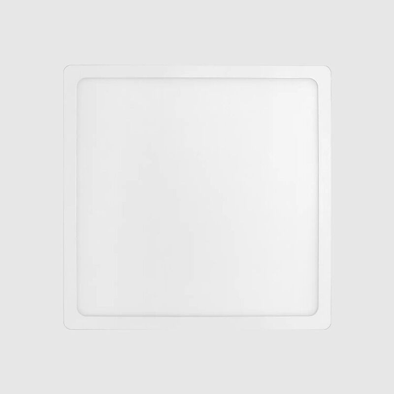 Painel LED Saliente MAXLED 36W Quadrado Branco IP44 CCT3 (3000K-4000K-6500K)