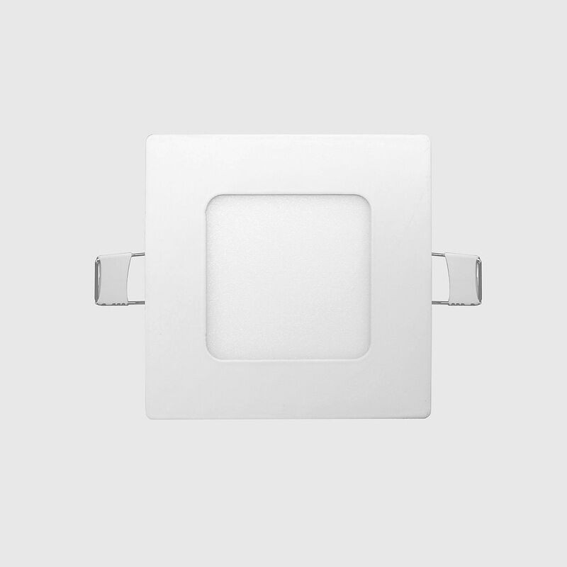 Painel LED Encastrar MAXLED 5W Quadrado Branco IP44 CCT3 (3000K-4000K-6500K)