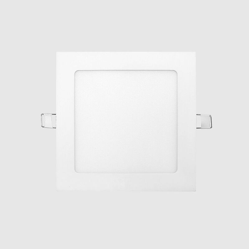 Painel LED Encastrar MAXLED 12W Quadrado Branco IP44 CCT3 (3000K-4000K-6500K)
