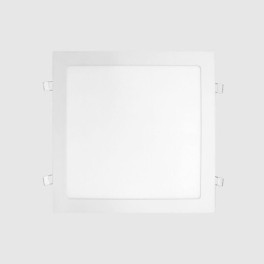 Painel LED Encastrar MAXLED 24W Quadrado Branco IP44 CCT3 (3000K-4000K-6500K)