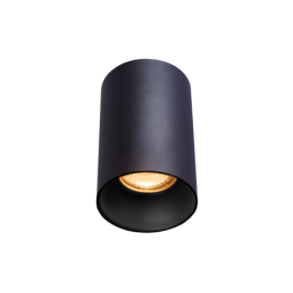 Aro GU10 Saliente SLIGHTING BRAHMA Redondo Preto