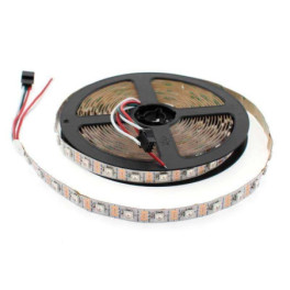 Fita LED 5M IC RGB 5V 14.4W/m 60x SMD 5050 WS2812B IP20
