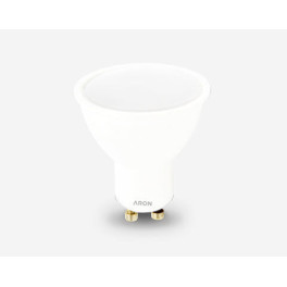 Lâmpada LED ARON GU10 10W Luz Quente 120º (3000K)