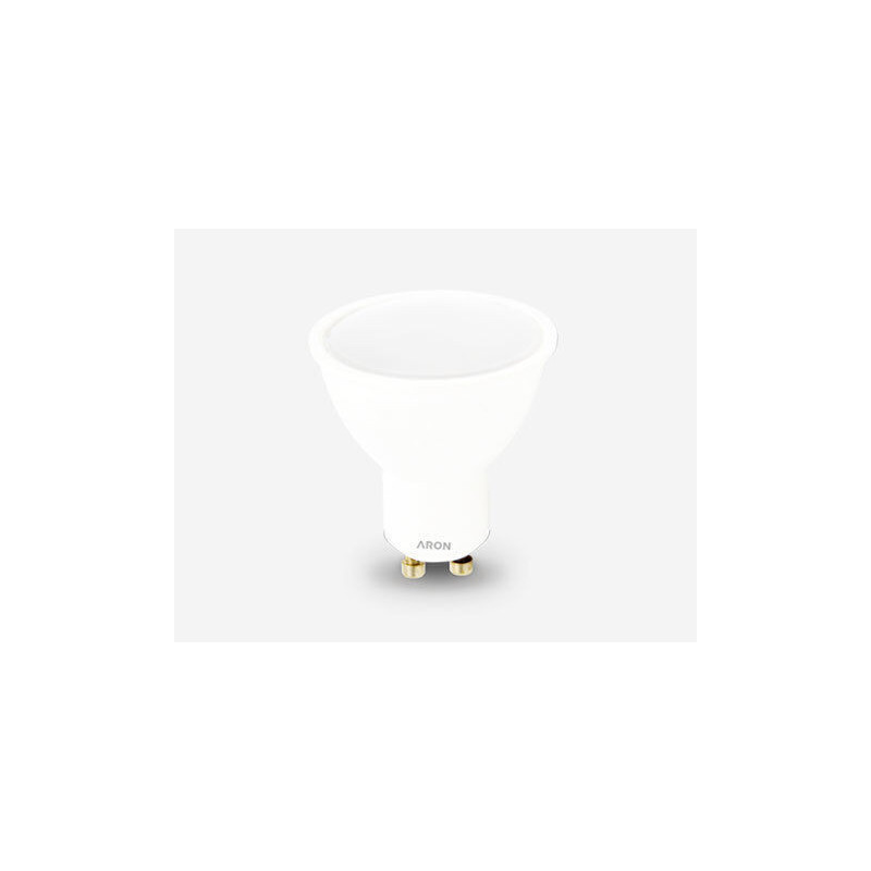Lâmpada LED ARON GU10 10W Luz Quente 120º (3000K)