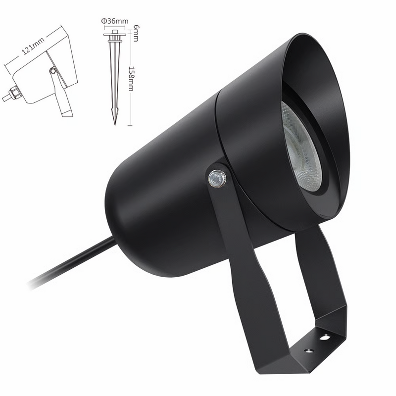 Projetor de Jardim c/ Espeto MIBOXER FUTC16 2.4GHz 12W RGB-CCT (2700K-6500K)