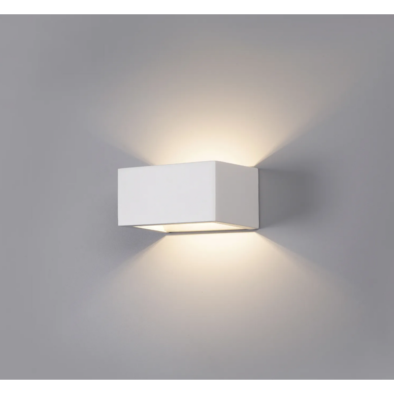 Aplique de Parede MAXLED 9W Quadrado Branco 3CCT (3000K-4000K-6500K) IP54