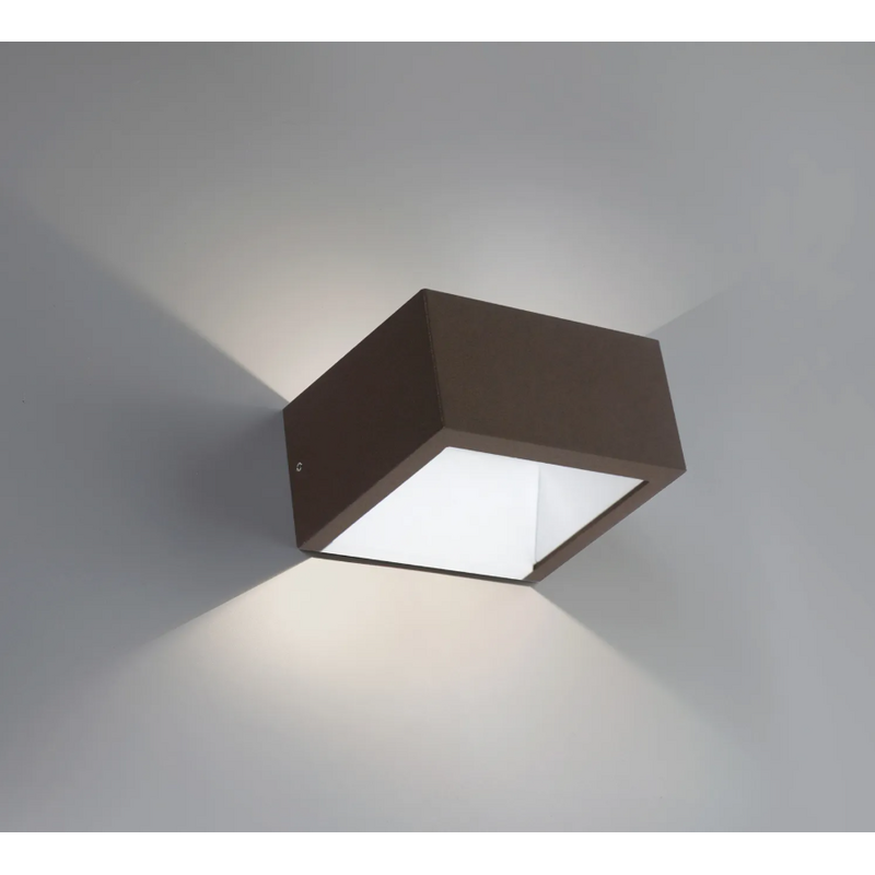 Aplique de Parede MAXLED 9W Quadrado Branco 3CCT (3000K-4000K-6500K) IP54