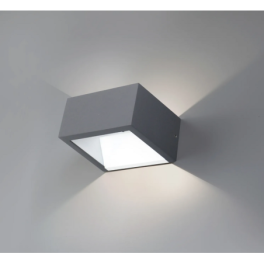 Aplique de Parede MAXLED 9W Quadrado Branco 3CCT (3000K-4000K-6500K) IP54