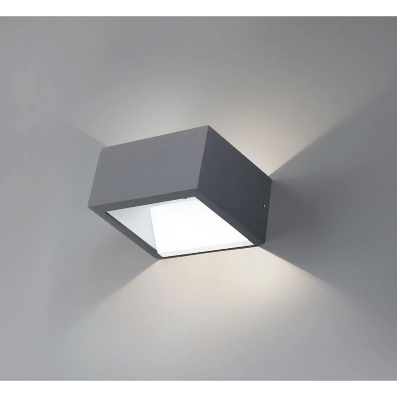Aplique de Parede MAXLED 9W Quadrado Branco 3CCT (3000K-4000K-6500K) IP54