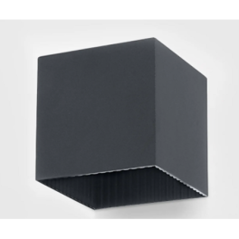 Aplique LED de Parede Solar c/ Sensor Preto MAXLED IP65 2W Luz Natural (4000K)