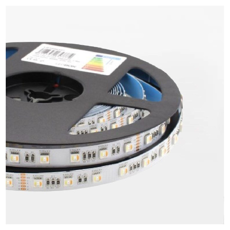 Fita LED 5M MAXLED 24V 15W/m RGB + 3CCT IP20 168x SMD 3535 + 2835