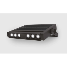 Aplique LED de Parede Solar MAXLED Preto 1.8W 3CCT IP54