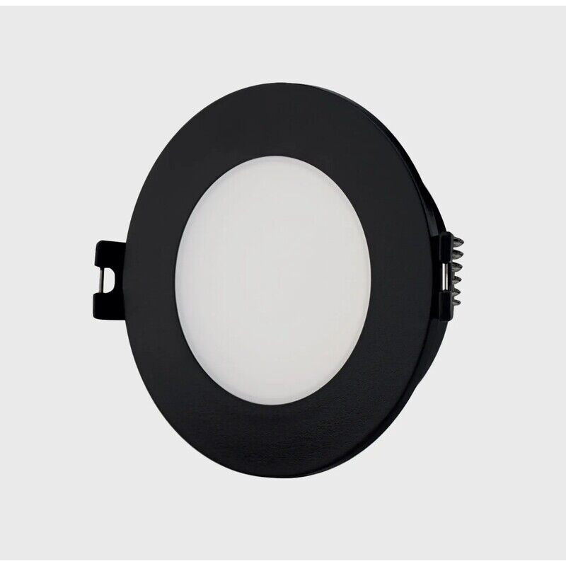 Aro GU10 Fixo MAXLED Redondo Preto IP65