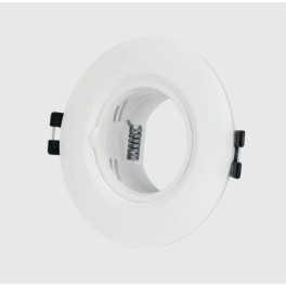 Aro GU10 MAXLED Redondo Branco Fixo PC