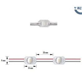 Módulo LED EPLUS 12V 0.24W 1x SMD IP65 Luz Quente (3000K)