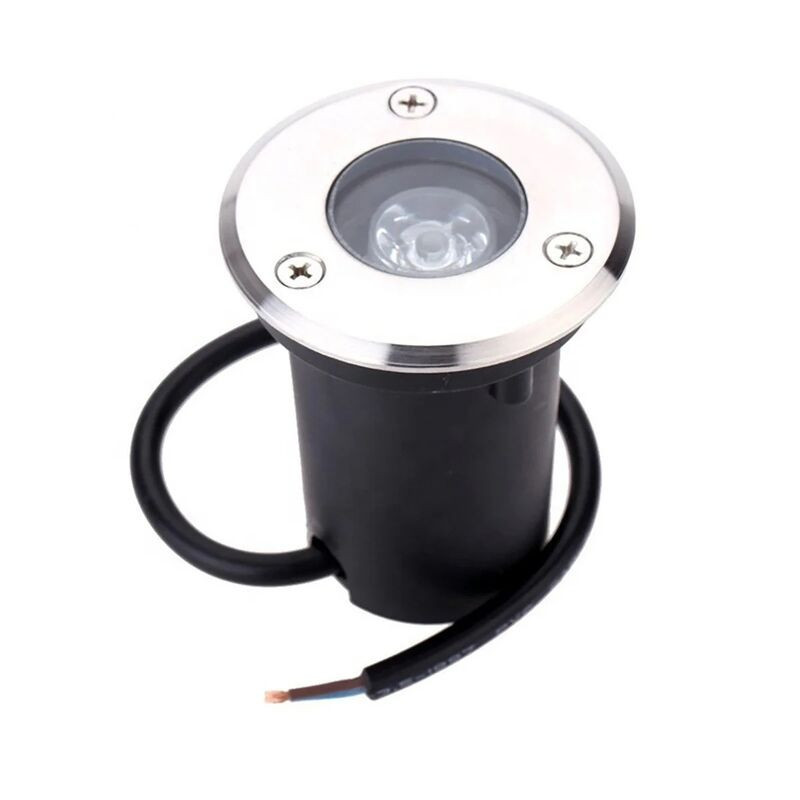Uplight LED Luselamp Redondo Inox IP65 1W Luz Quente (3000K)