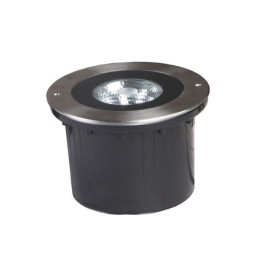 Uplight LED LED7 Redondo Inox IP65 24W Luz Quente (3000K)