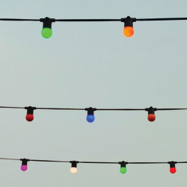 Lâmpada LED MAXLED E27 G45 1W Azul Arraial
