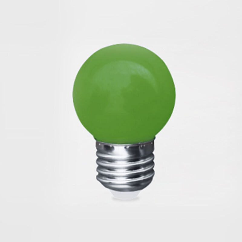Lâmpada LED MAXLED E27 G45 1W Verde Arraial