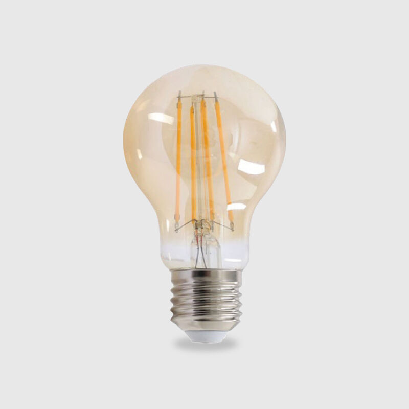 Lâmpada LED LUXTAR E27 A60 Filamento 7W Luz Quente (2500K)