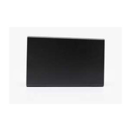 Aro GU10 Saliente Recuado Fixo MAXLED Quadrado Preto PC