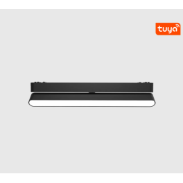 Projetor Linear Orientavel Preto 100º 16W (930lm) CCT ( 2700k-4000k-6000k )para Calha Magnética LUMIARQ 40V