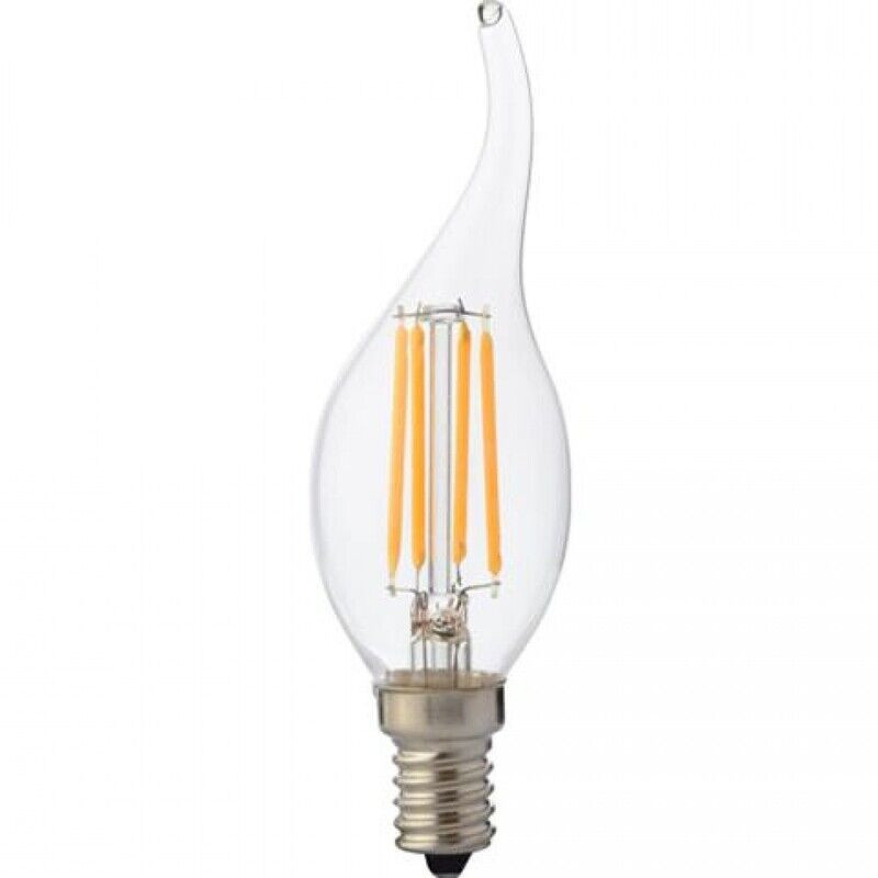 Lâmpada LED HOROZ E14 Chama Pico Filamento 4W Luz Quente (2700K)