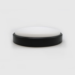 Plafon LED MAXLED Regulável 23W-18W-12W Redondo Preto CCT3 IP65
