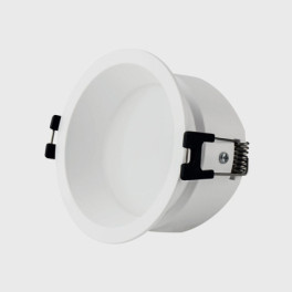 Aro GU10 Fixo Recuado MAXLED Redondo Branco PC Ø82mm IP65