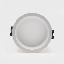 Aro GU10 Fixo Recuado MAXLED Redondo Branco PC Ø82mm IP65