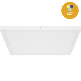 Painel LED Saliente Slim LUMIT VOLTAIRE 24W 300X300mm CCT (3000K-4000K-6500K) Aro Branco