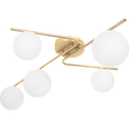 Candeeiro de Teto LUMIT ANALU Dourado 5X G9