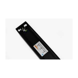 Luminária LED Linear MODULINE II Preta 200cm 60W 8100lm CCT (3000K-4000K-6000K) IP20 MAXLED