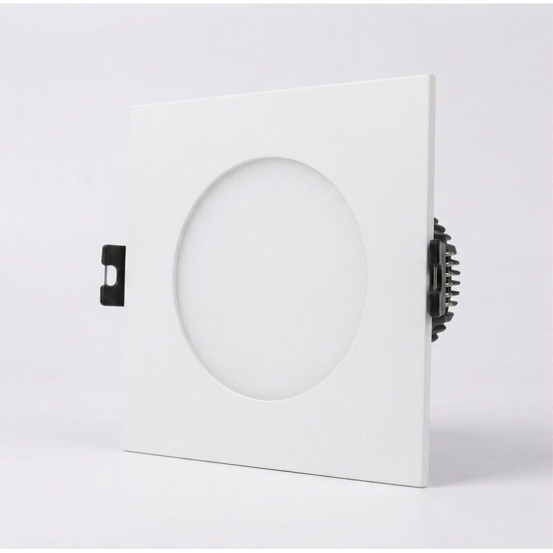 Aro GU10 Fixo MAXLED Quadrado Branco IP65