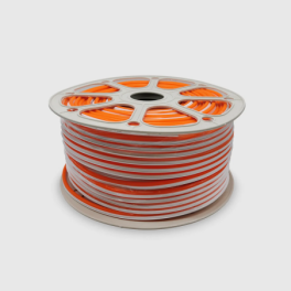 Rolo 100M de Difusor em Silicone 6mm Laranja para Neon 2º Geração MAXLED
