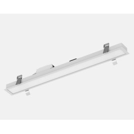 Luminária LED Linear Encastrar ARON LYNX 37W 1505mm Branca CCT (3000-5700K)